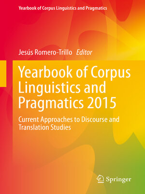 cover image of Yearbook of Corpus Linguistics and Pragmatics 2015